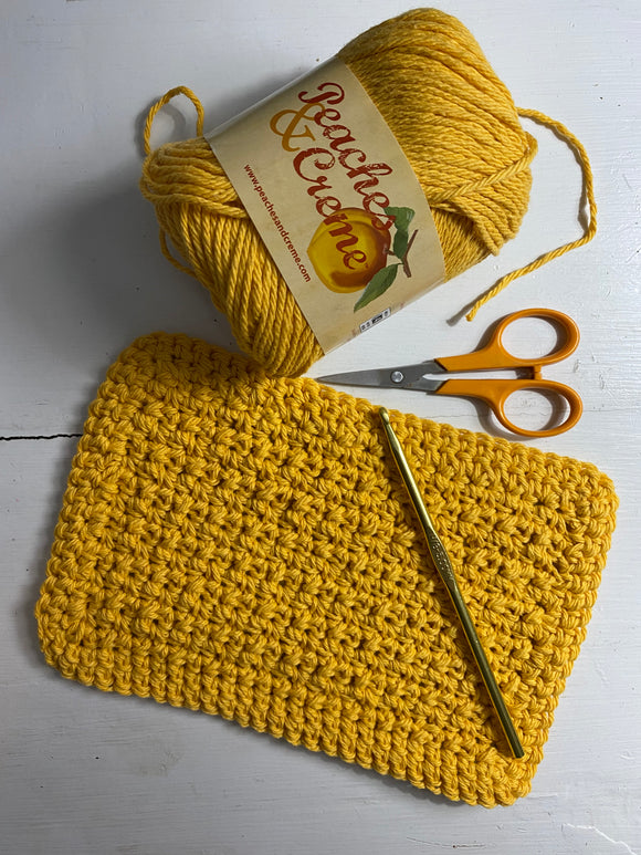 Crochet Dish Cloth 100% Cotton