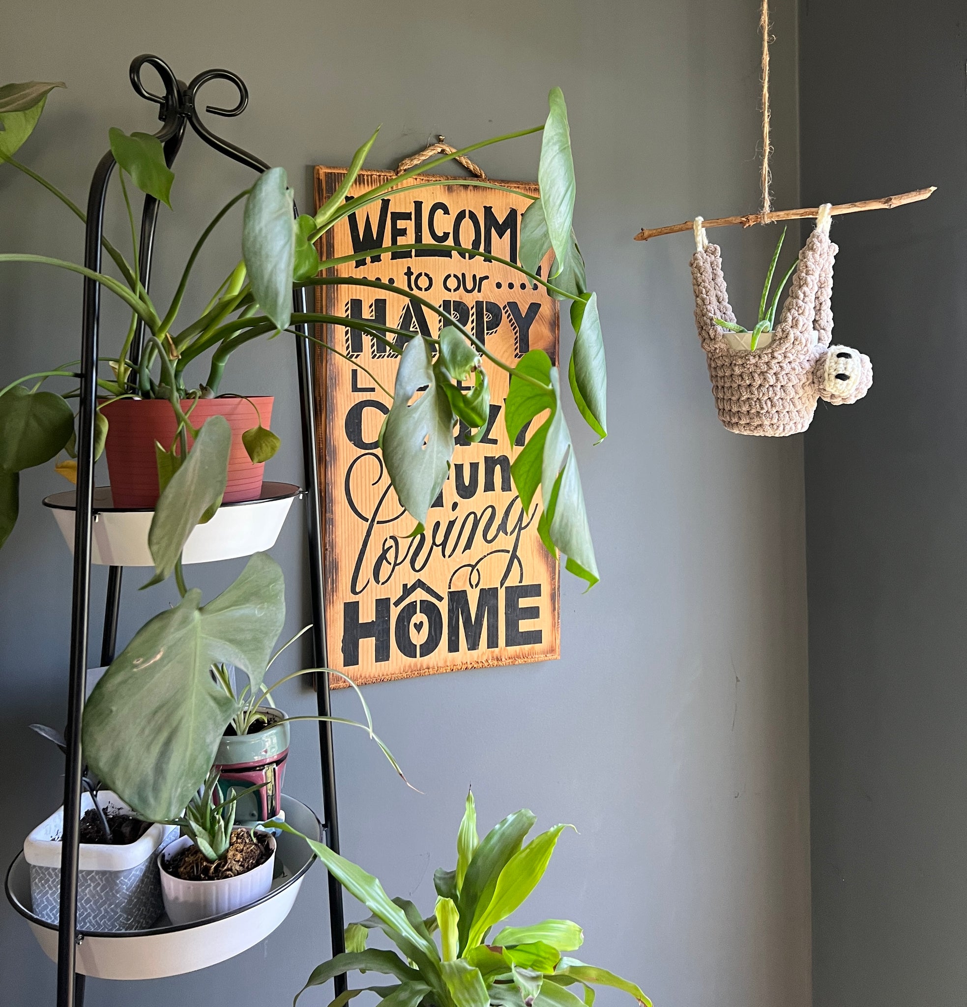 Large Seth the Sloth plant holder – Twila Basley
