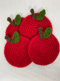 Apple Coaster Set