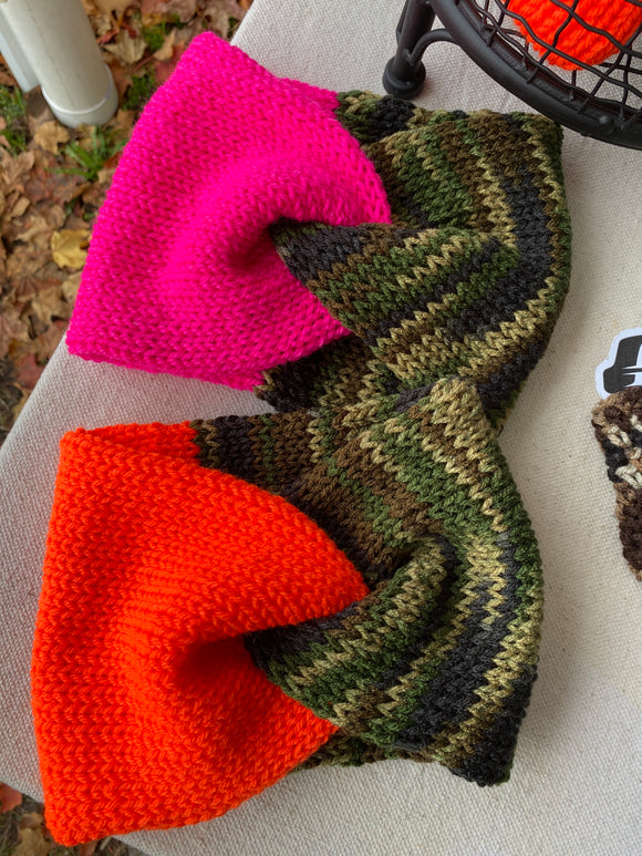 Neon Camo Twist Headband